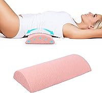 Vista 12 de Cozyhealth - 3.15 pulgadas de alto x 23.6 pulgadas de largo - Almohada lumbar suave para dormir, cojín de apoyo lumbar de espuma viscoelástica