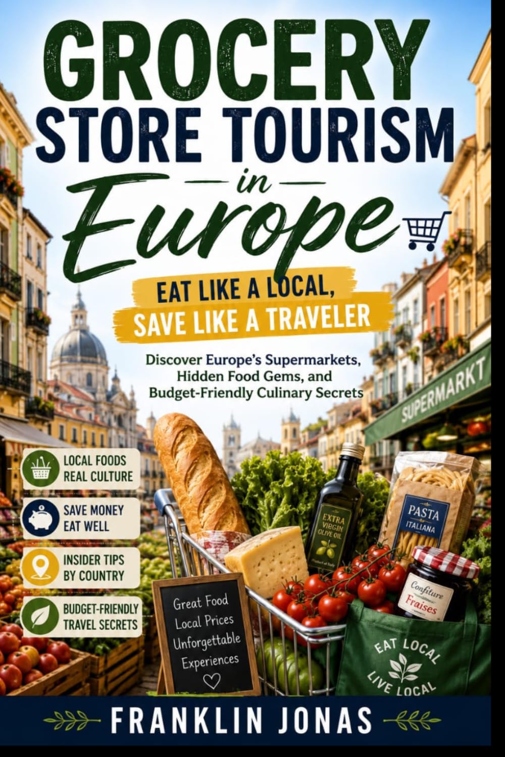 GROCERY STORE TOURISM IN EUROPE: Eat Like a Local, Save Like a Traveler: Discover Europe's Supermarkets, Hidden Food Gems,and Budget-Friendly Culinary Secrets