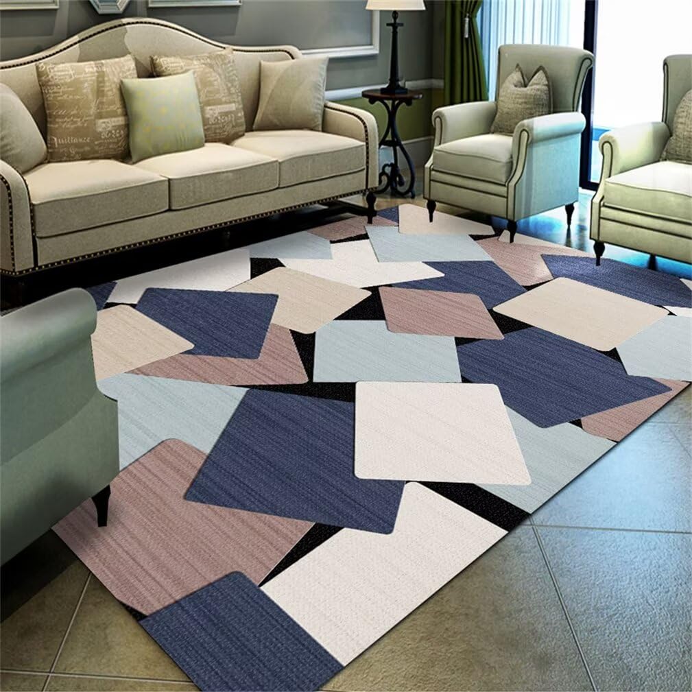 Tapis de sol enfant bleu 70x140 pour créer un coin lecture doux