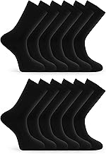 Basic Treasure 20 Paar Socken Herren, Baumwollsocken Schwarz oder Blau, Atmungsaktive Herrensocken