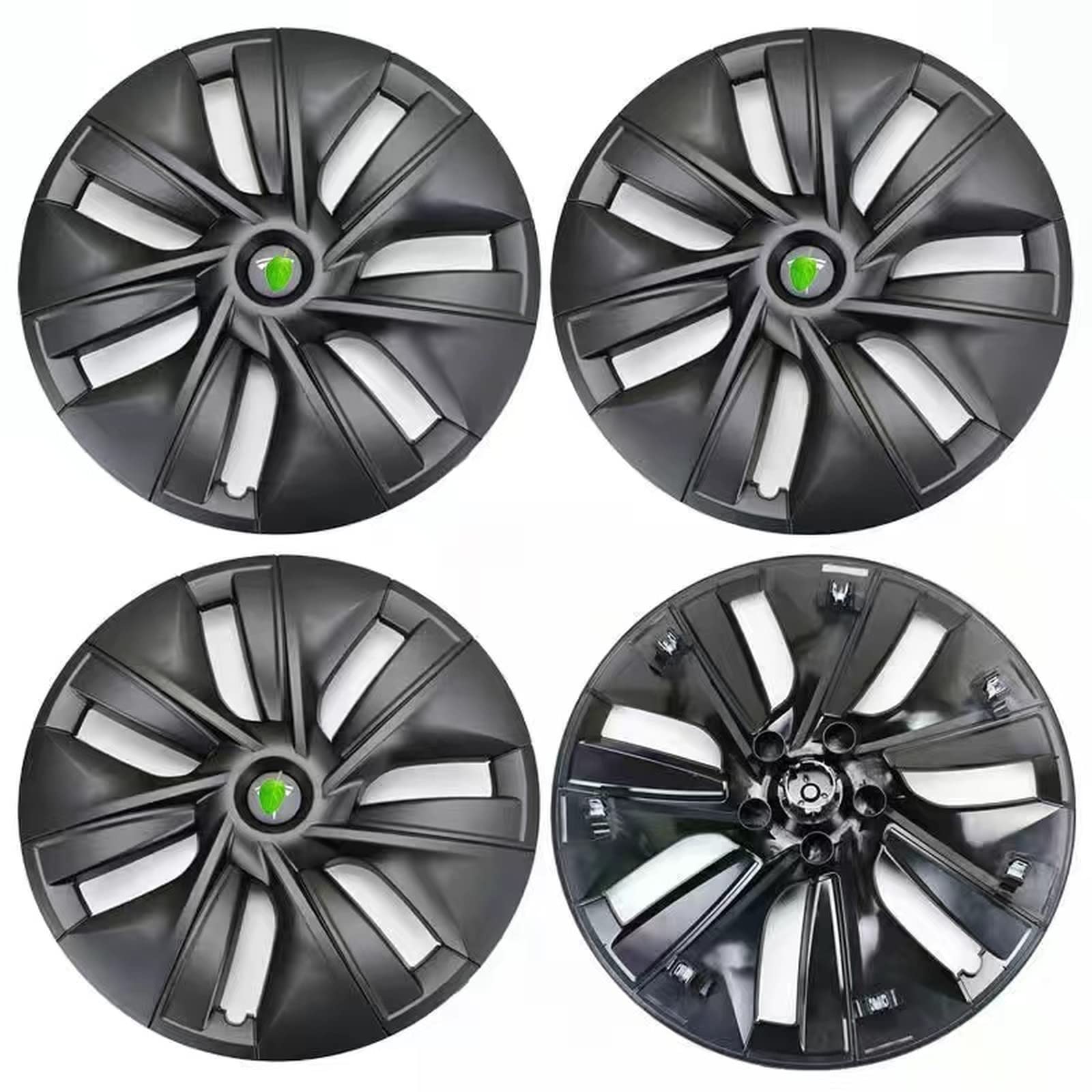 Buy ENFILY 4 PCS Hubcaps For Tesla Model Y MY 19 Inch Wheels, Wheel Hub