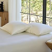 Vista 8 de Juego de fundas de almohada DOZ, 100% viscosa derivada del bambú, cultivada orgánicamente, extremadamente suave, sedosa, transpirable, refrescante