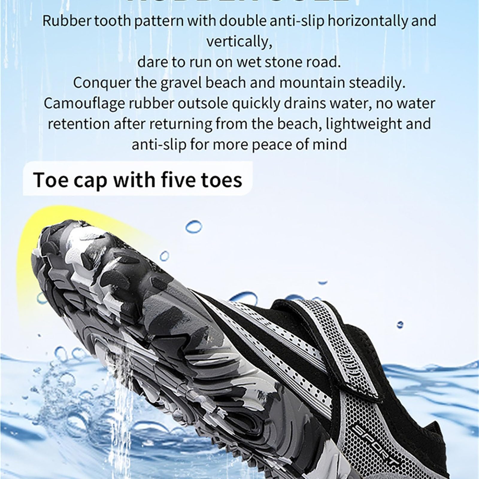 Barefoot Shoes Pieghevoli Autoadesive Scarpe Da Scoglio Lo Snorkeling | Asciugatura Rapida Scarpe Barefoot Unisex Traspiranti Antiscivolo Per Saltare Fitness