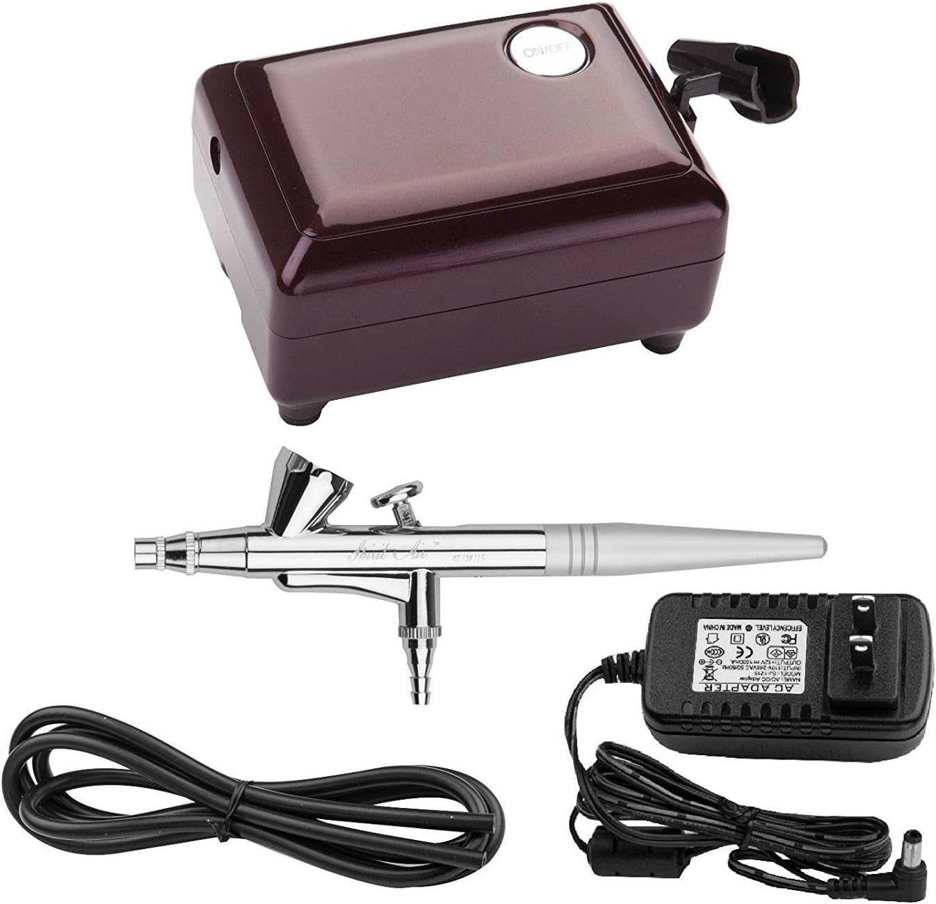 Mini Airbrush Makeup Kit beauty special air compressor suit, Cosmetic Makeup Airbrush and Compressor System for Face, Nail, Arts, Beauty Makeup, Temporary Tattoos, Cake Decorating