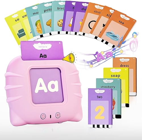 Tarjetas didácticas del alfabeto, palabras visuales que hablan, audible de bolsillo, juguetes sensoriales para niños autistas, terapia del habla