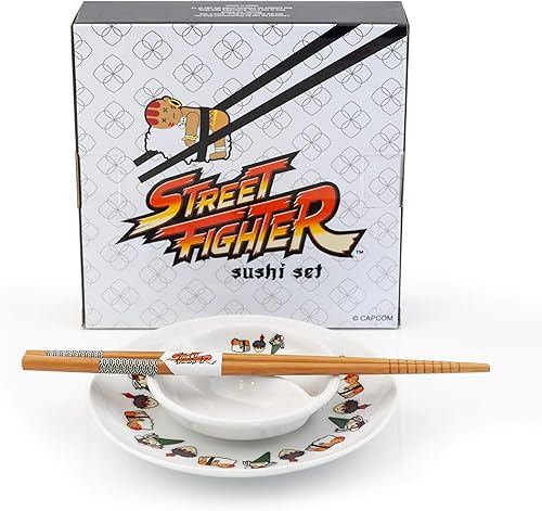 Miniatura 4 de Set de sushi Street Fighter con palillos
