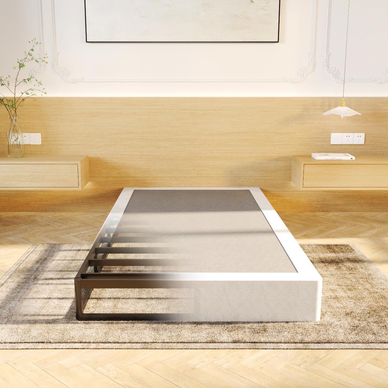 Photo 1 of LUMUNANCE Twin Box Spring - 7-Inch Black Metal Base
