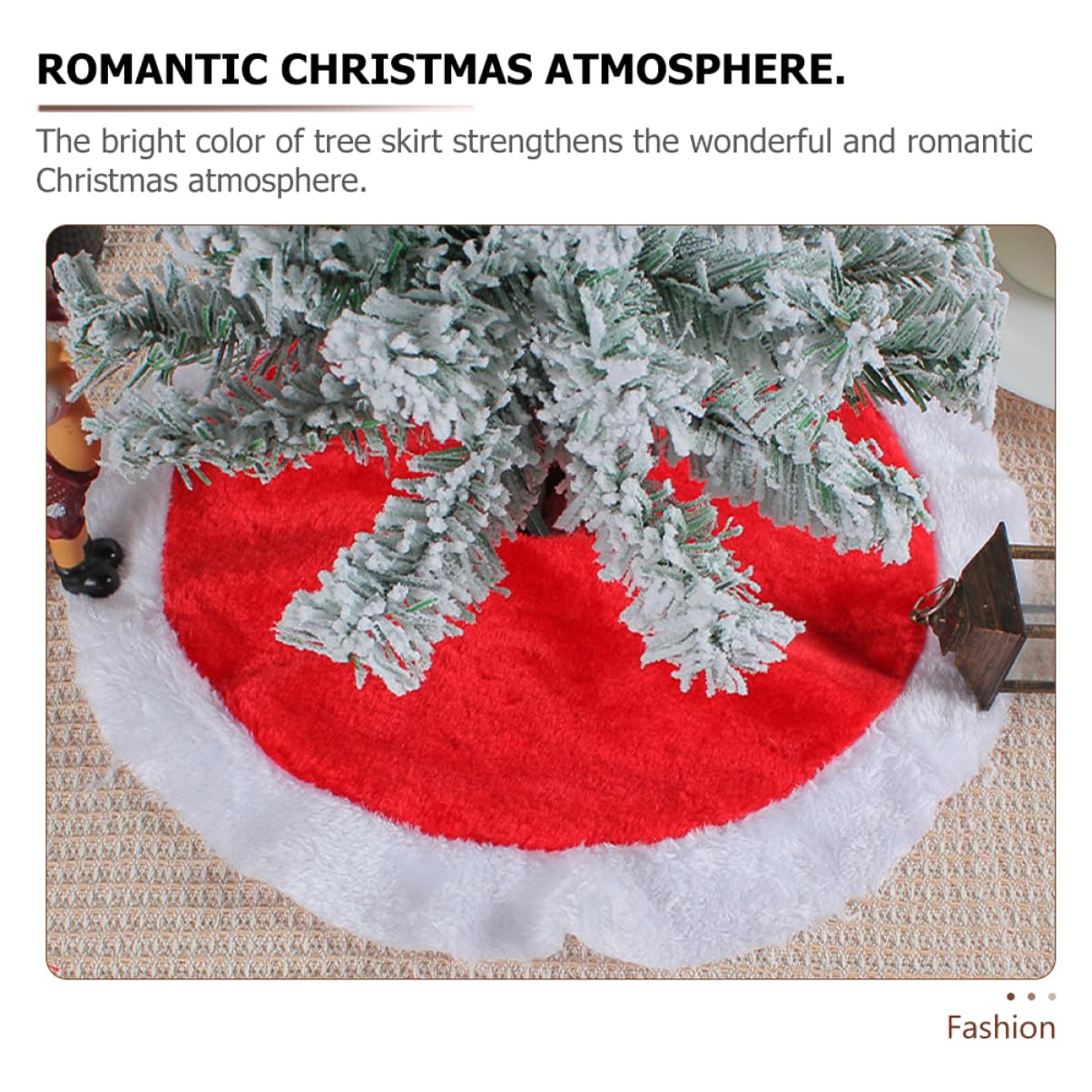 Zerodeko 3 Set Tappeto Inferiore Dell'albero Di Natale Decorare Decorazione Da Tavolo Dell'albero Di Natale Christmas Party Copribase Albero Decorazioni Natalizie Stoffa 2 Pezzi*3