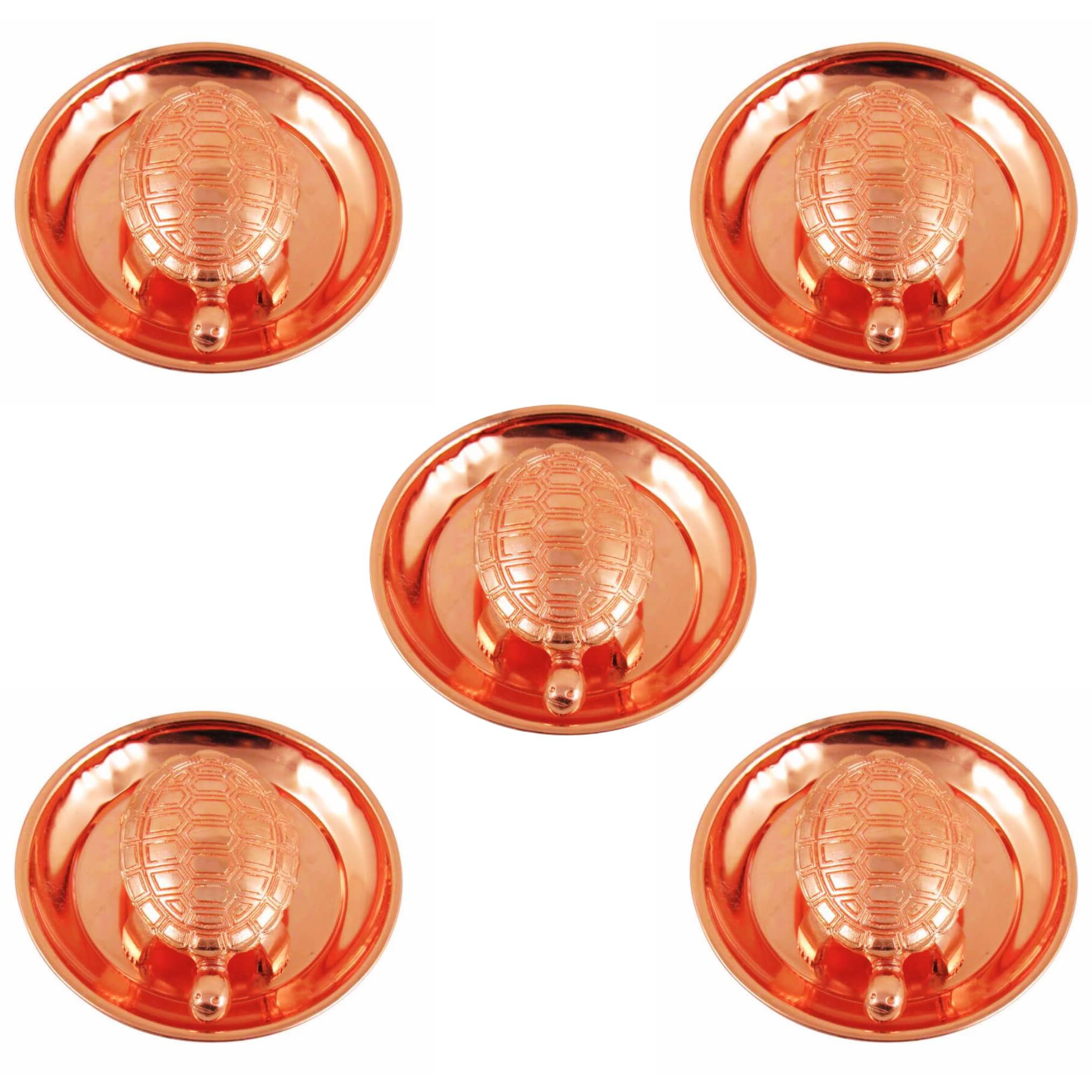 SRI YAGNAA - Brass Shanku Plates 5 pcs - Wedding Return Gifts - Housewarming Return Gifts (BSP-5) — Amazon image 6