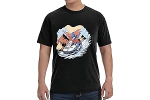 Exclusive Snowmobile Skeleton Design - Men's and Women's Multicolor T-shirt - Ideal Gift Idea