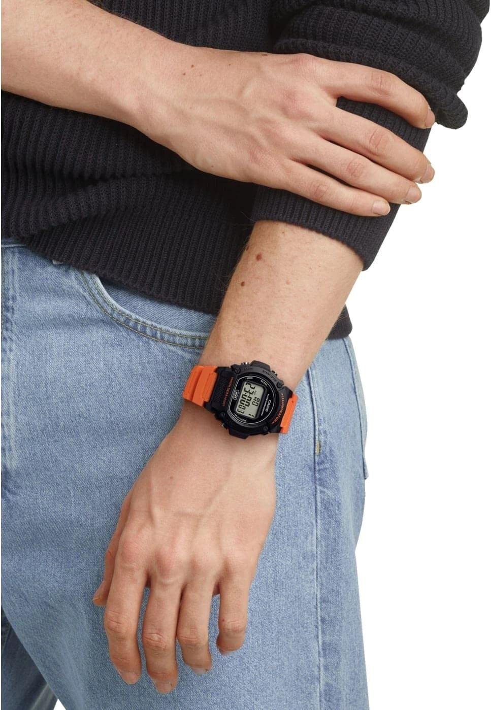 Casio COLLECTION Men W-219H-4AVEF Orologio da polso uomo Con allarme