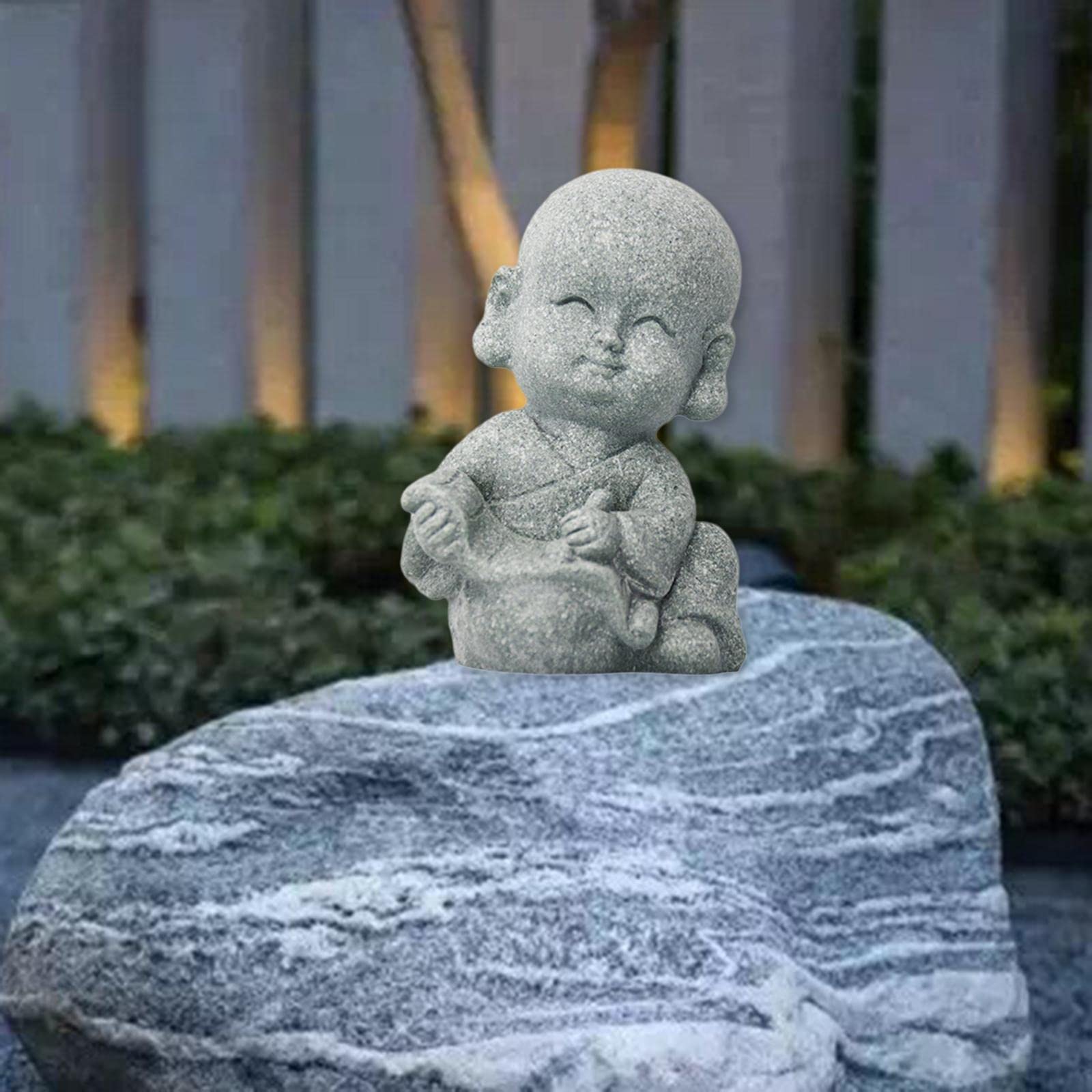 Ensemble de 6 Figurines Délicates en Résine Représentant Un Moine Bouddha, Idéal pour La Décoration de Jardin. Sculpture Chinoise Représentant Un, 6 pièces
