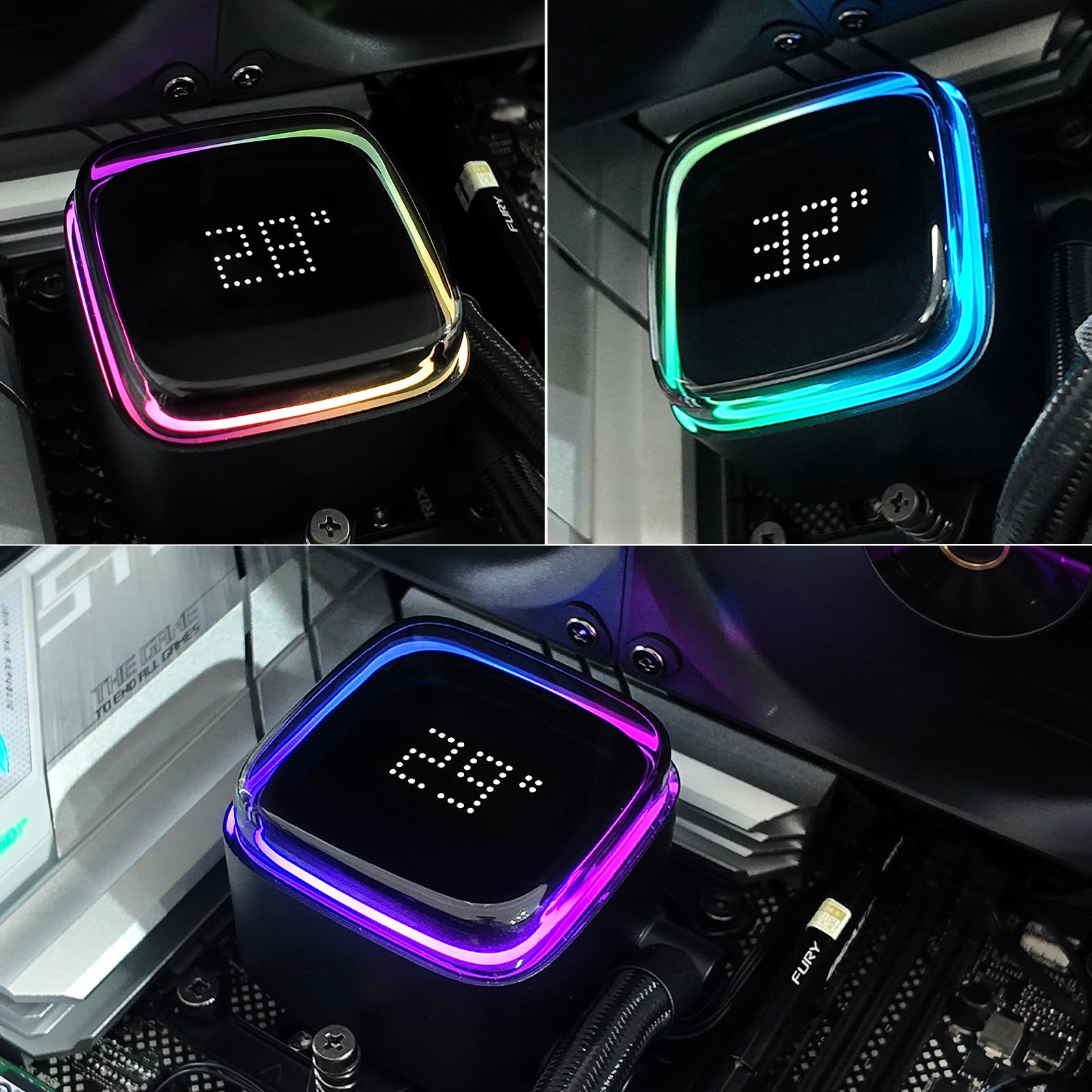 Amazon.co.jp: Ocypus Iota L36 デジタル 360mm AIO CPU リキッド