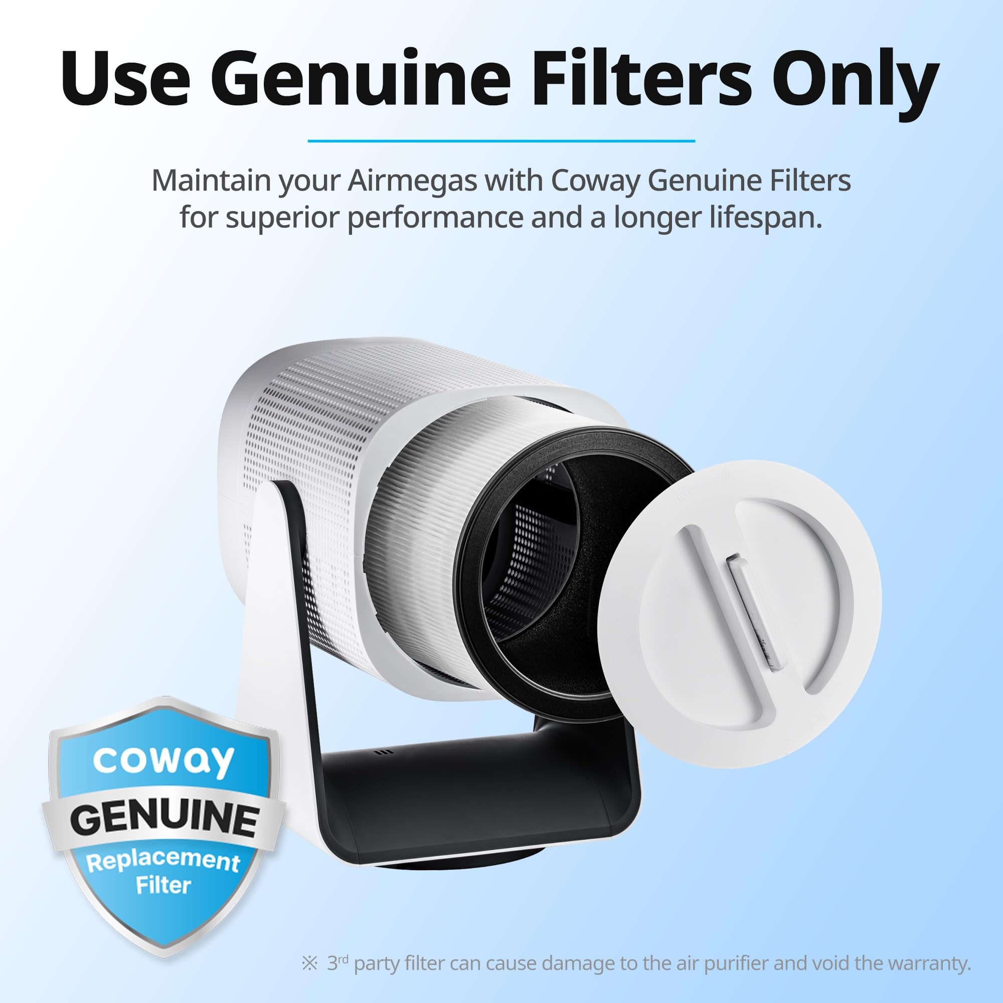 Coway 3 In 1 HEPA Kohlefilter Ersatz Für Airmega AIM AP-0623B