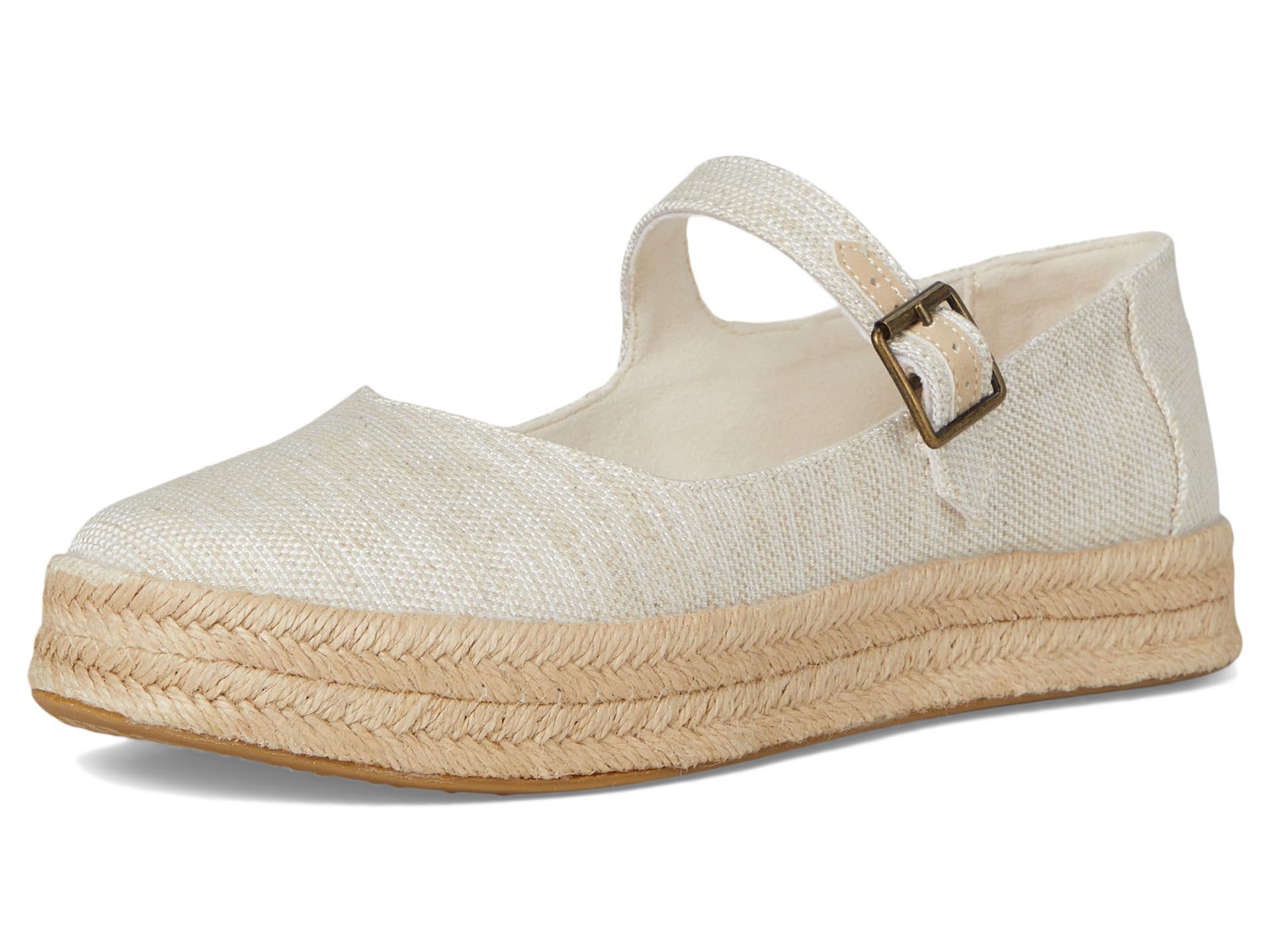 Toms Womens Carolina Mary Jane Espadrille Wohnungen Casual - Braun