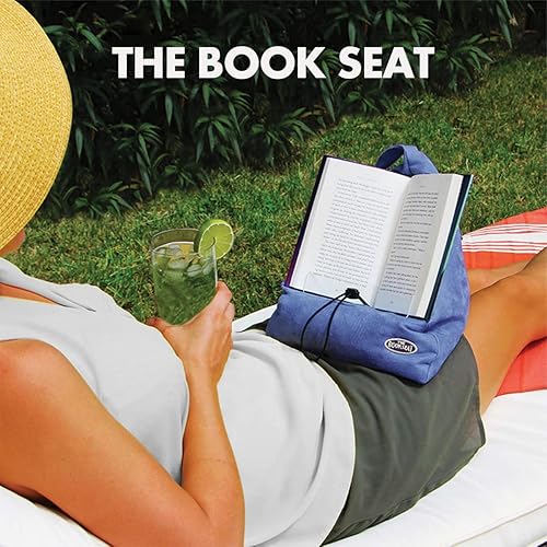 Miniatura 2 de Bookseat – Atril para libro y almohada de viaje, color rojo.