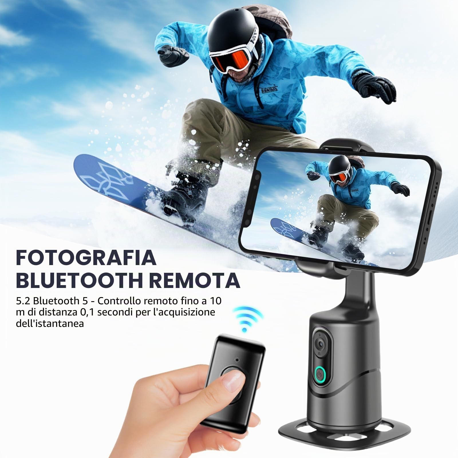 PORFOYO Gimbal per cellulare — immagine 6 di 14