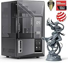 ELEGOO Impressora 3D de resina Mars 5 Ultra 9K, nivelamento automático inteligente, detecção inteligente, transferência por WiFi, tamanho de impressão de 153,36 x 77,76 x 165 mm³