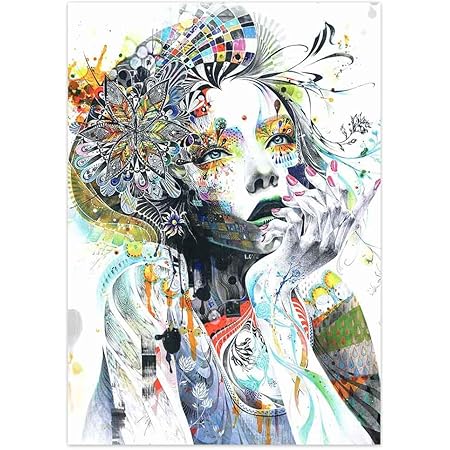 Amazon Co Jp Minjae ポスター Circulation アートポスター おしゃれ インテリア 絵 イラスト 女性 ホーム キッチン