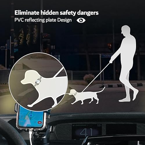 Miniatura 5 de PZOZ Funda impermeable para collar de perro (paquete de 2) para Apple AirTag, cubierta reflectante de PVC y funda de silicona para collar de