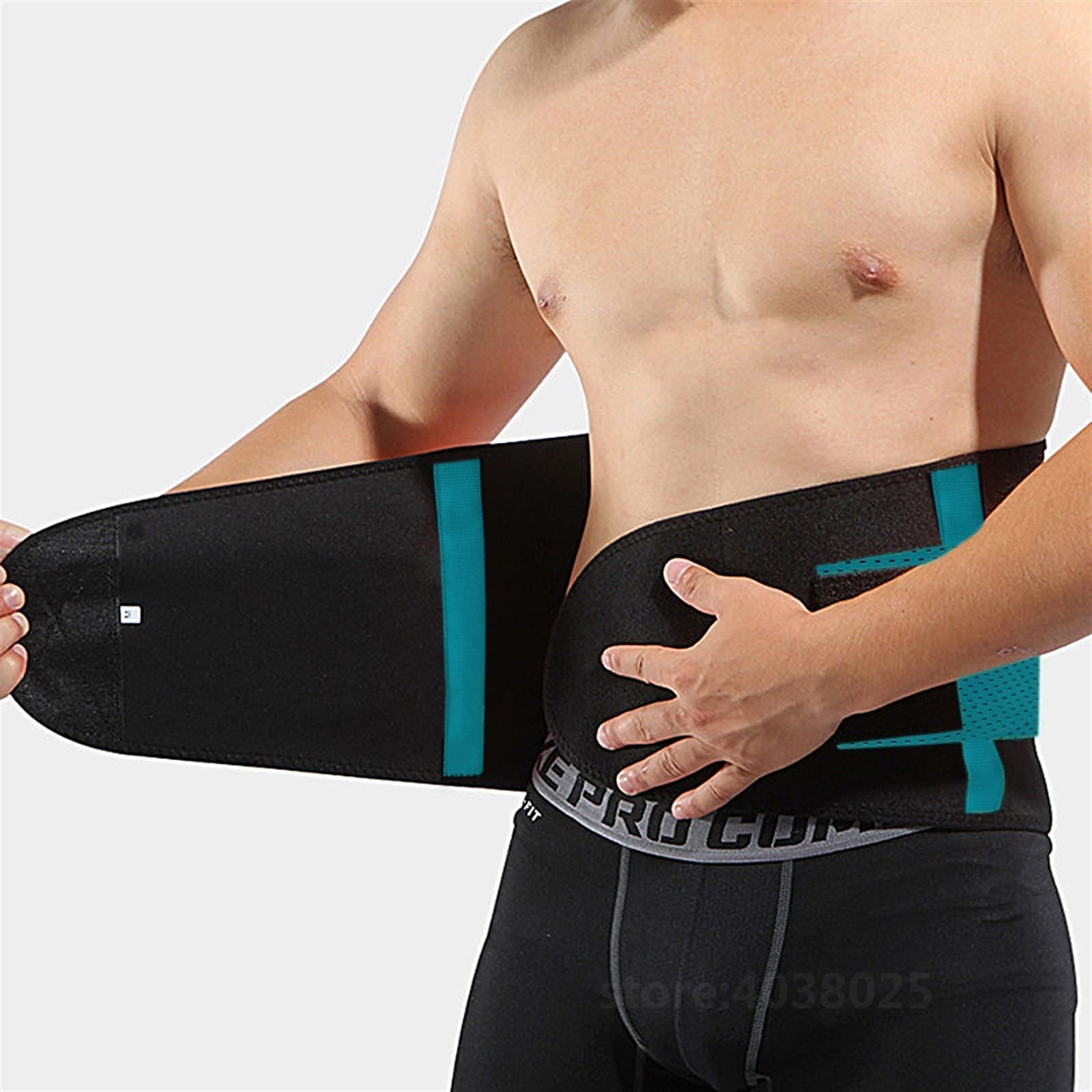 Rückenkorrektor Arbeits Taille Rückenstützgürtel Band Lendenrückenstütze Körperhaltung Korrektor Gürtel Korsett Gesundheit und Entspannung (Color : F, Size : XL)