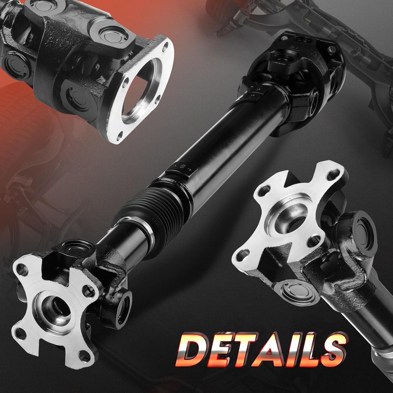 Front Drive Shaft Driveshaft Assembly Fit for Ram 2500 3500 2013-2018, 4WD 68RFE Automatic Transmission ; OE# 938-263, 65-3016, 5146802AA