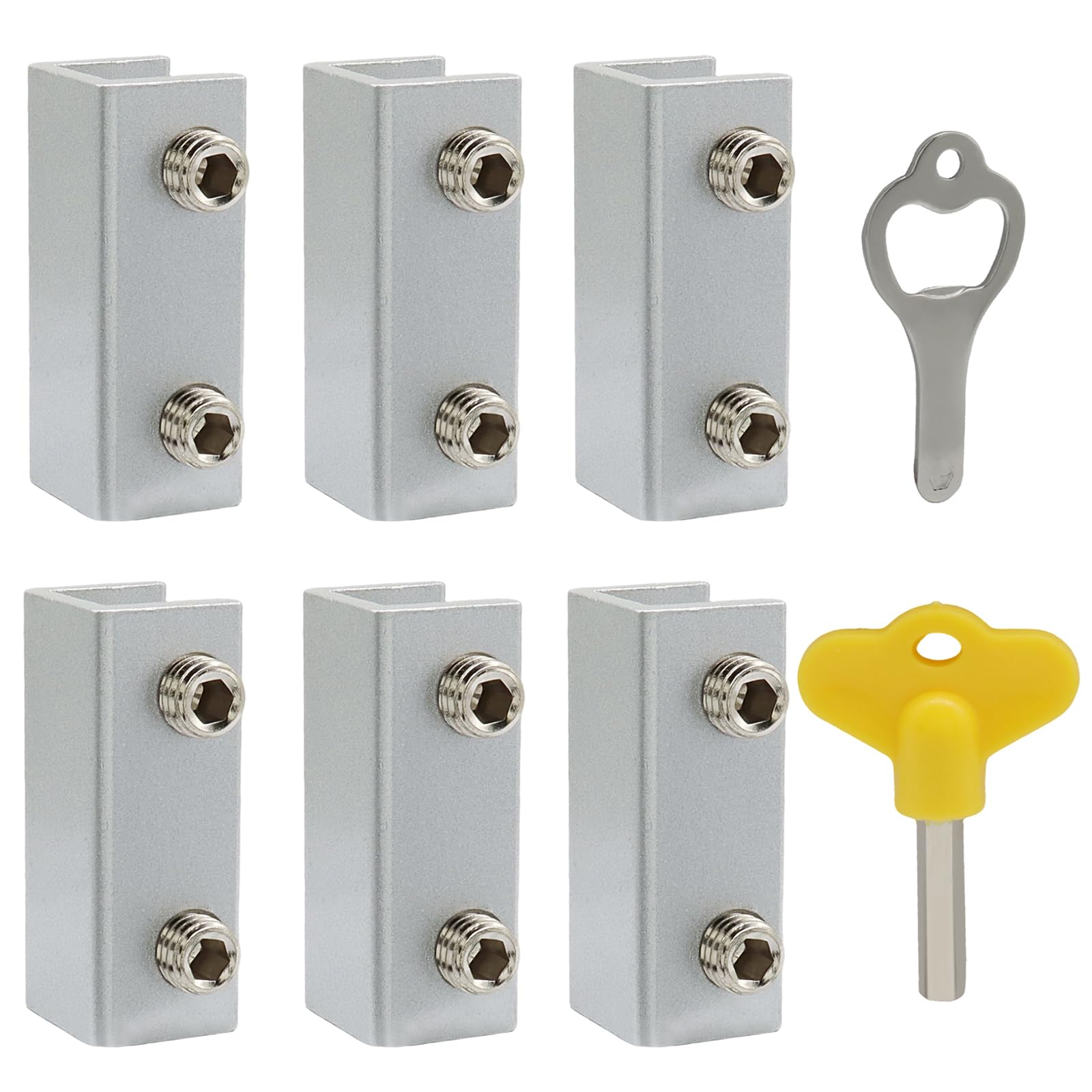 Lot de 6 verrous de fenêtre