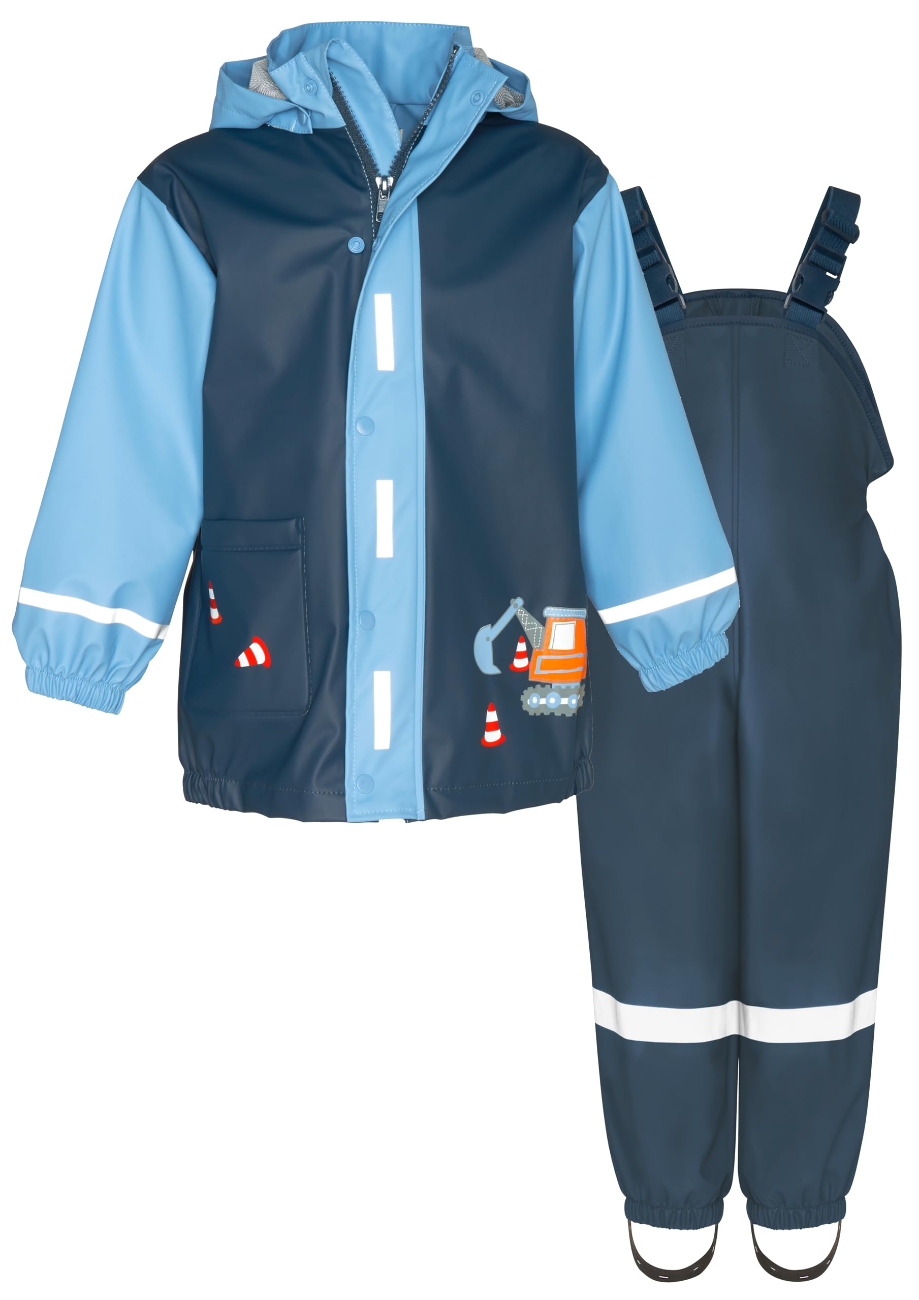 Playshoes Unisex Kinder Regen-set Regenlatzhose Regenanzug (2er Pack)