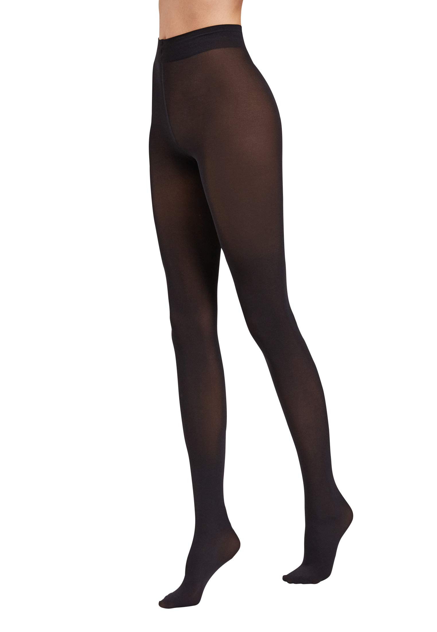 Wolford Women's Black Pure 50 Tights, 50 Den, Large (Size: L)