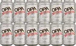 Pack 12 unidades Cerveja Puro Malte Pilsen teor 4,6% 350ml Opa Bier