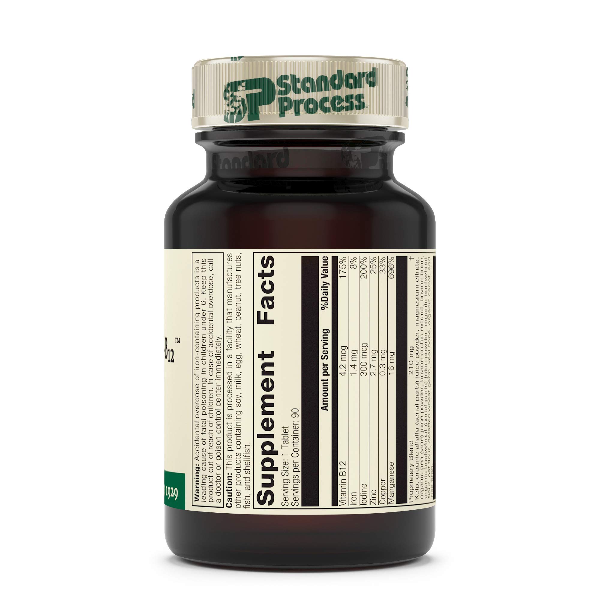 Buy Standard Process Trace MineralsB12 Whole Food Spleen, Bone