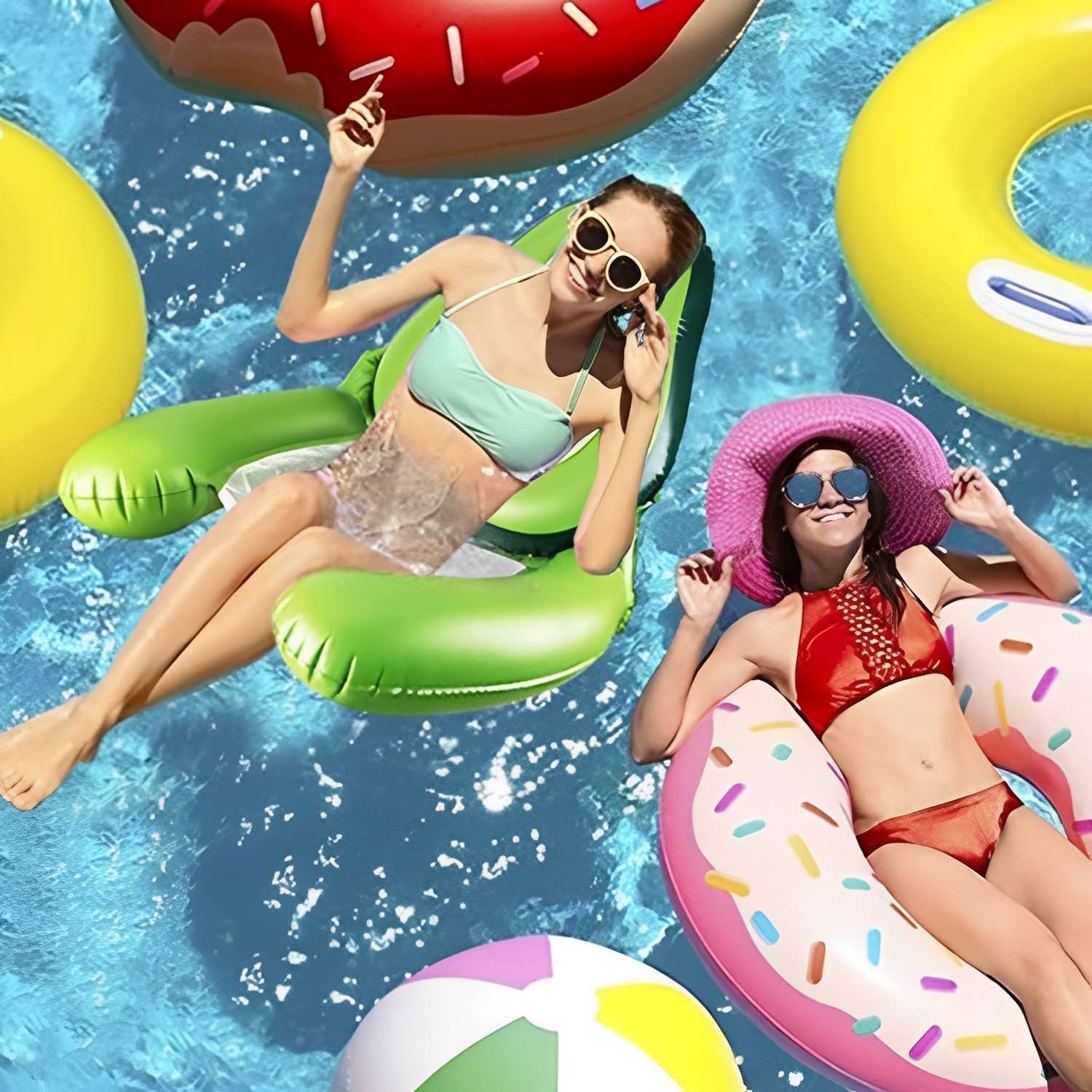 Amaca gonfiabile per acqua, Piscina Materassino gonfiabile Estate Amaca da letto per piscina Festa Giocattolo per Bambini Adulti Vacanza
