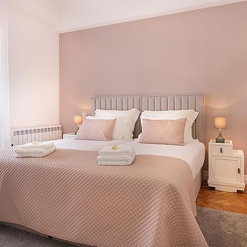 Vista 55 de HeloHo Papel tapiz de color azul claro sólido de 118 x 15.7 pulgadas, papel de pared con textura mate, autoadhesivo, extraíble, impermeable