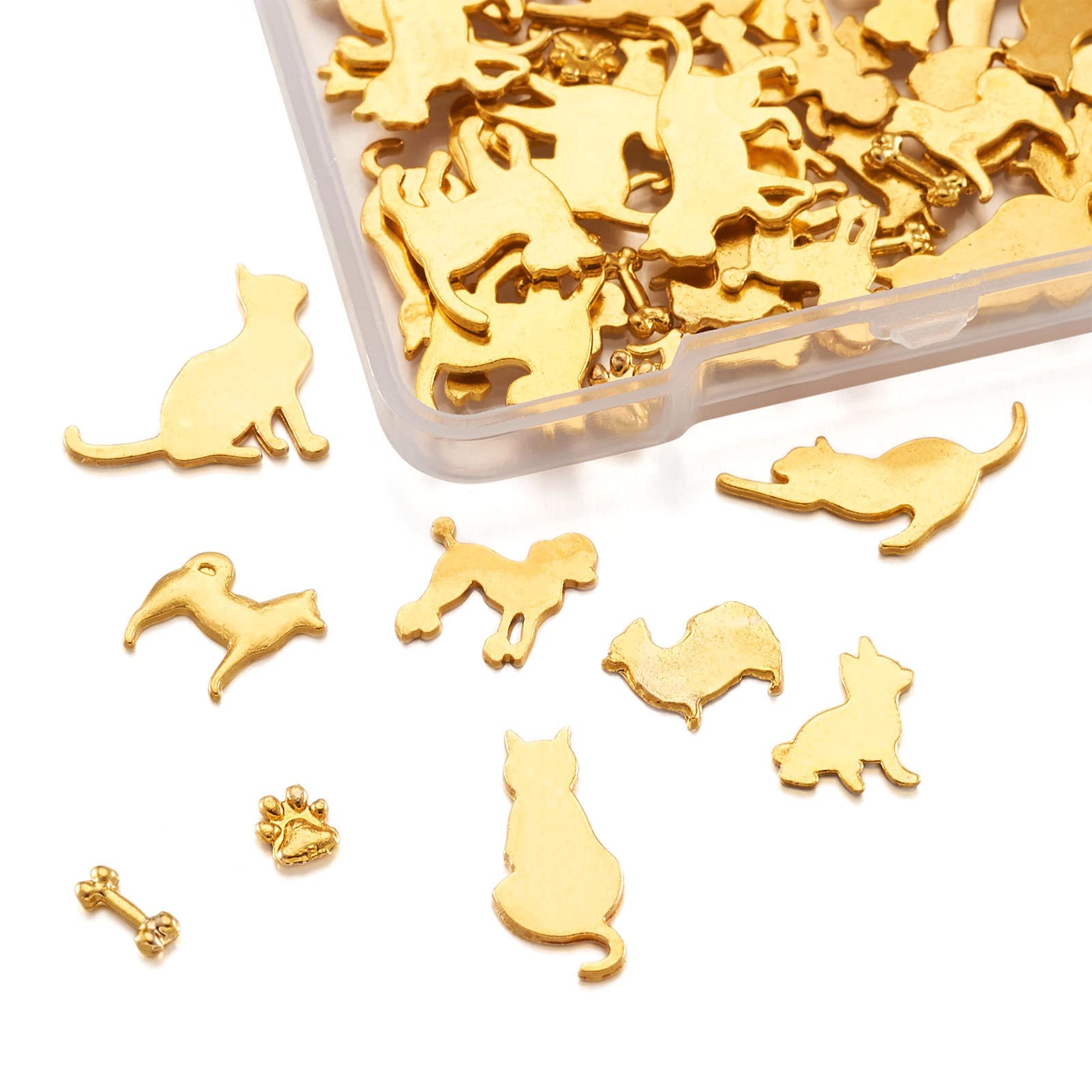 レジン パーツ Amazon | Beadthoven メタルパーツ レジンパーツ デコ素材 約55