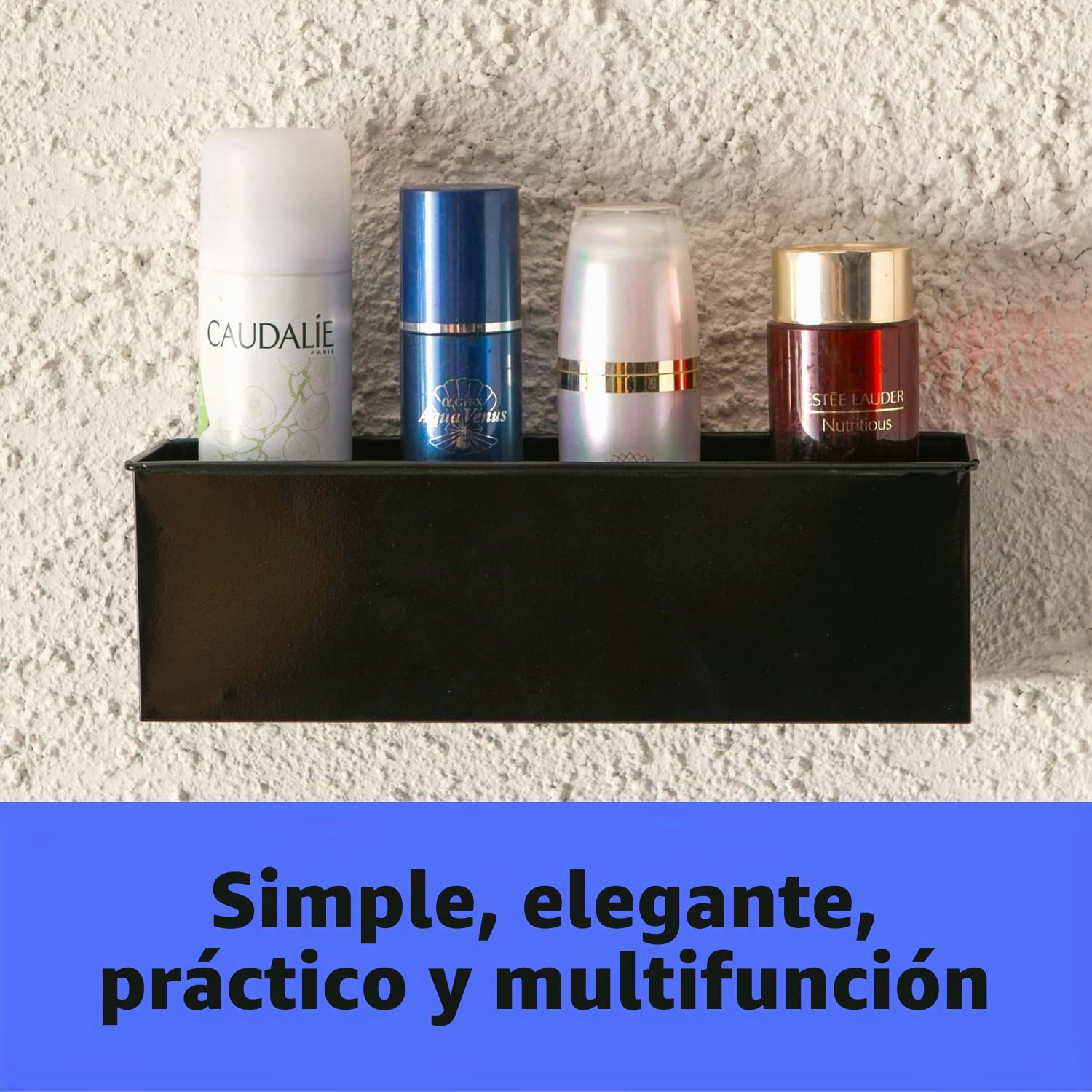 Maceta de Pared – Paquete de 3 macetas Grandes de 12 Pulgadas de Montaje en Pared para suculentas Negras, barandillas, Estante Flotante Minimalista para Interiores y Exteriores