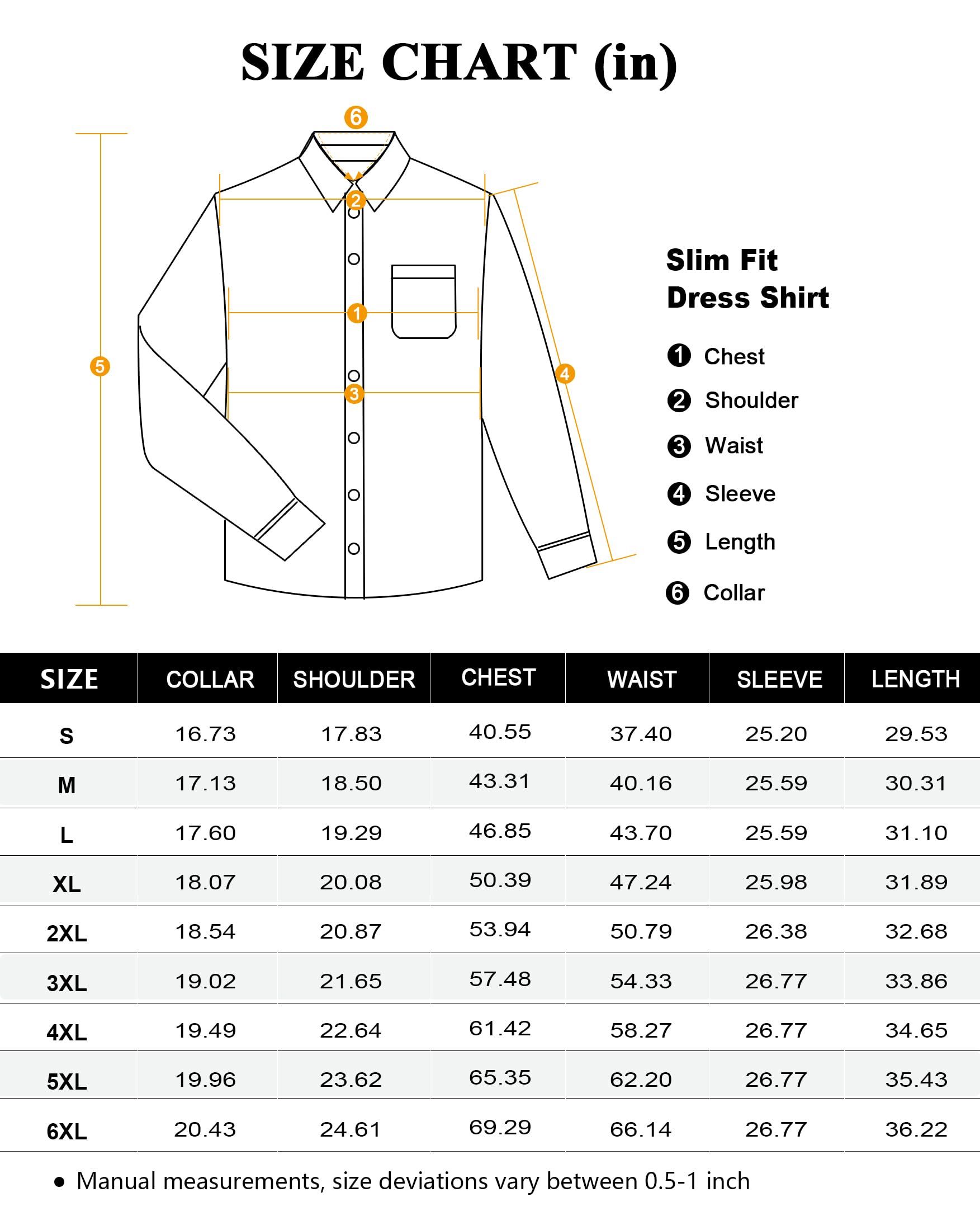 DEMEANOR Camisas de vestir para hombre, camisas de vestir de manga larga para hombre, camisas ajustadas, camisas casuales para hombre, camisas formales sin planchado