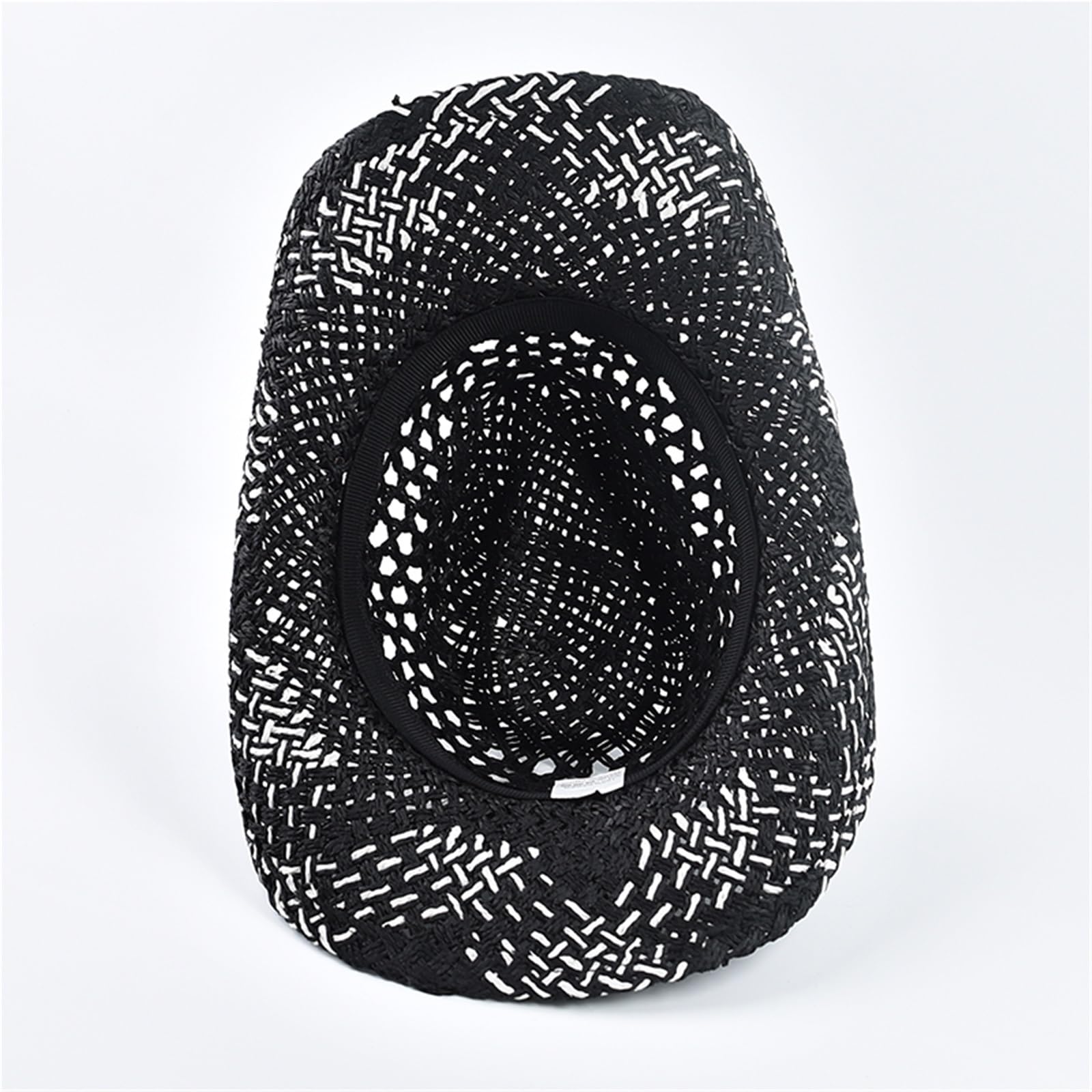 Sombrero de paja bohemio de verano para mujeres y hombres, estilo vaquero de Panamá, al aire libre, viajes, sol