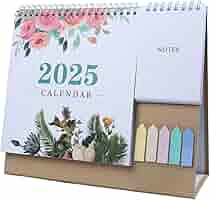 Calendario Da Tavolo 2025 - Con Blocco Note, Girevole, Mensile, Per Casa O Ufficio, Design Creativo Con Animali - Foto 13