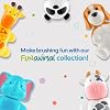 Flipper Fun Animal Kaplumbağa Diş Fırçası Kapağı - Kapaklı Çocuk Diş Fırçası Tutacağı - Banyo için Diş Fırçası Tutucuları - Vantuzlu Diş Fırçası Tutacağı
