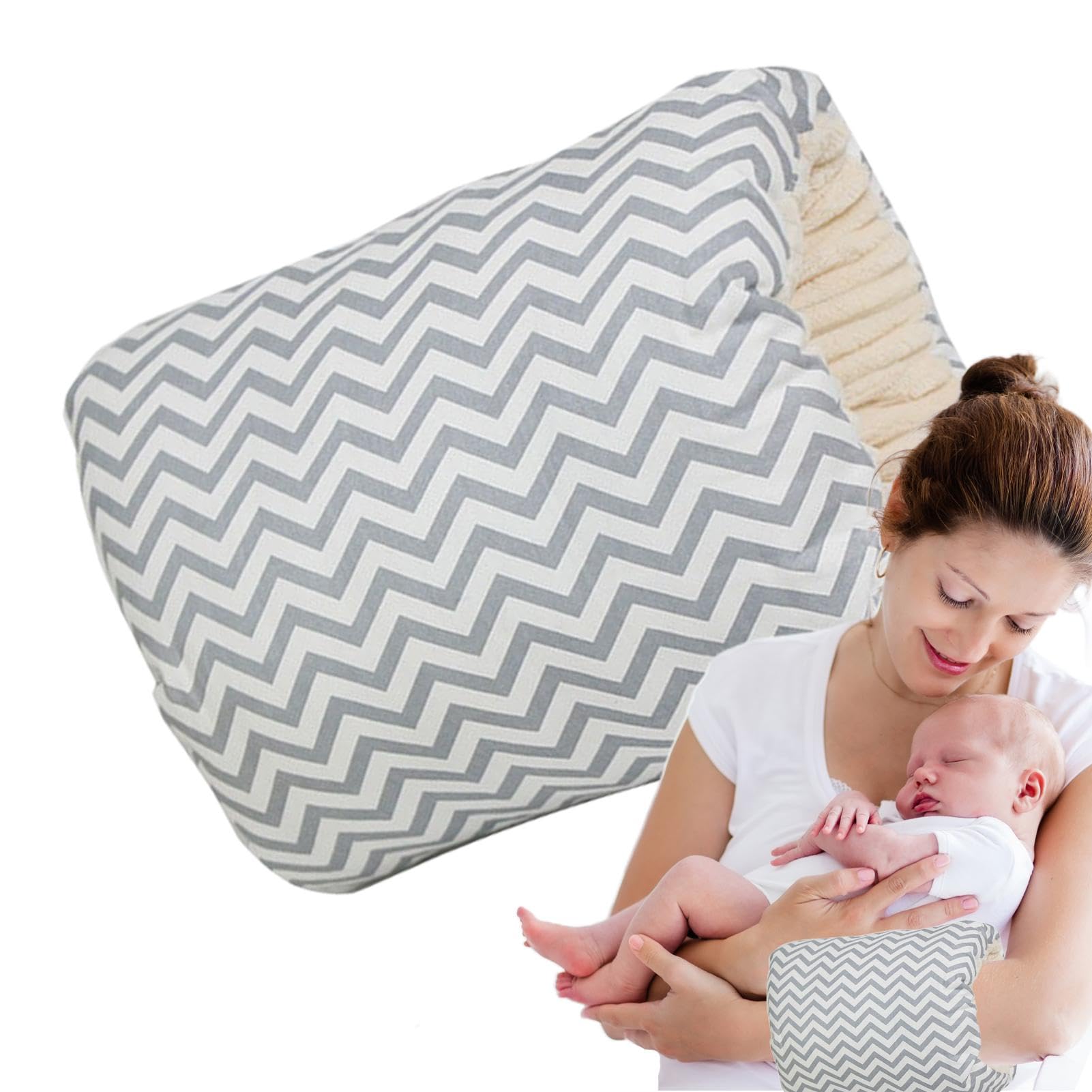 Niktule Cozy Cradle Arm Pillow, Arm Pillow For Feeding Baby, Baby Nursing Breastfeeding Arm Pillow Removable, Nursing Cushion Thickened, Baby Sleeping Pillow, Bottle Feeding For New-born, Traveling