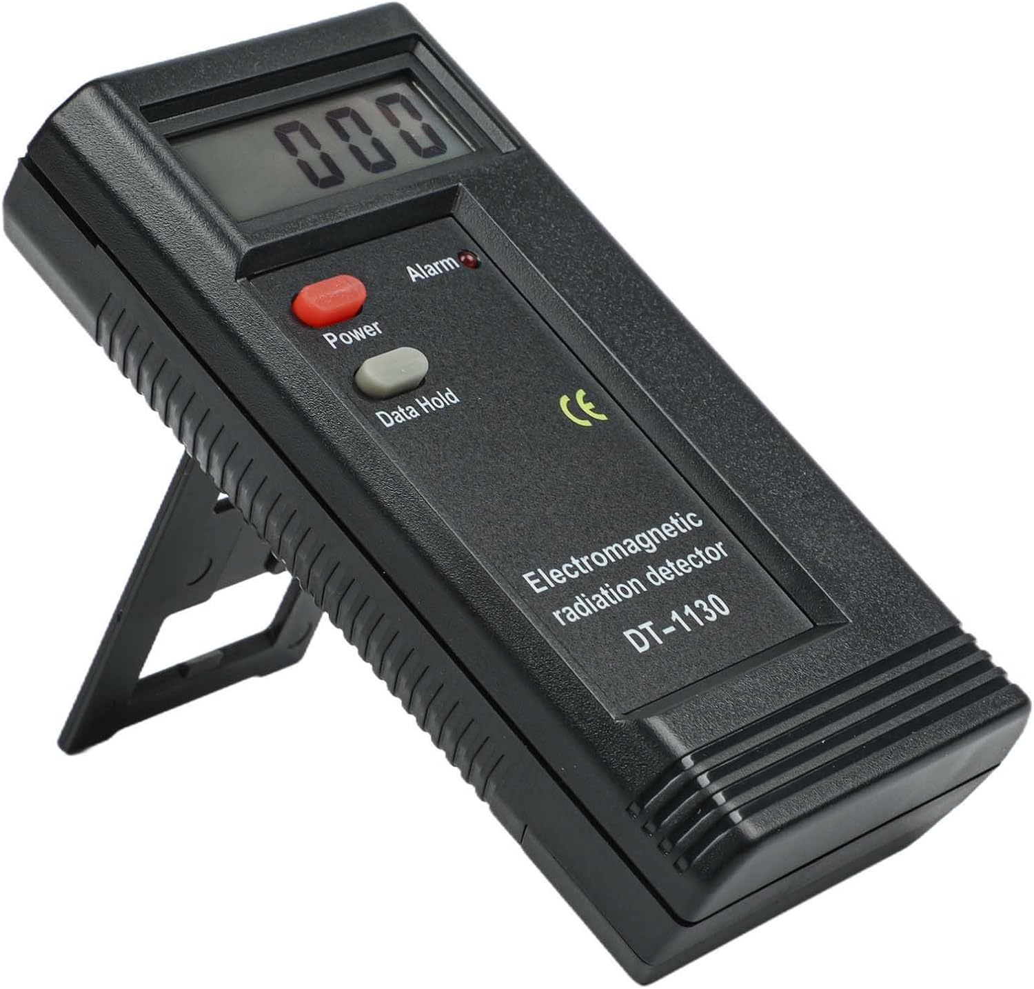 DT-1130 Electromagnetic Radiation Detector with Wide Frequency Band for EMF Measurement in Home, Office, Industrial Equipment, Power Lines and Appliances, Portable ABS Black