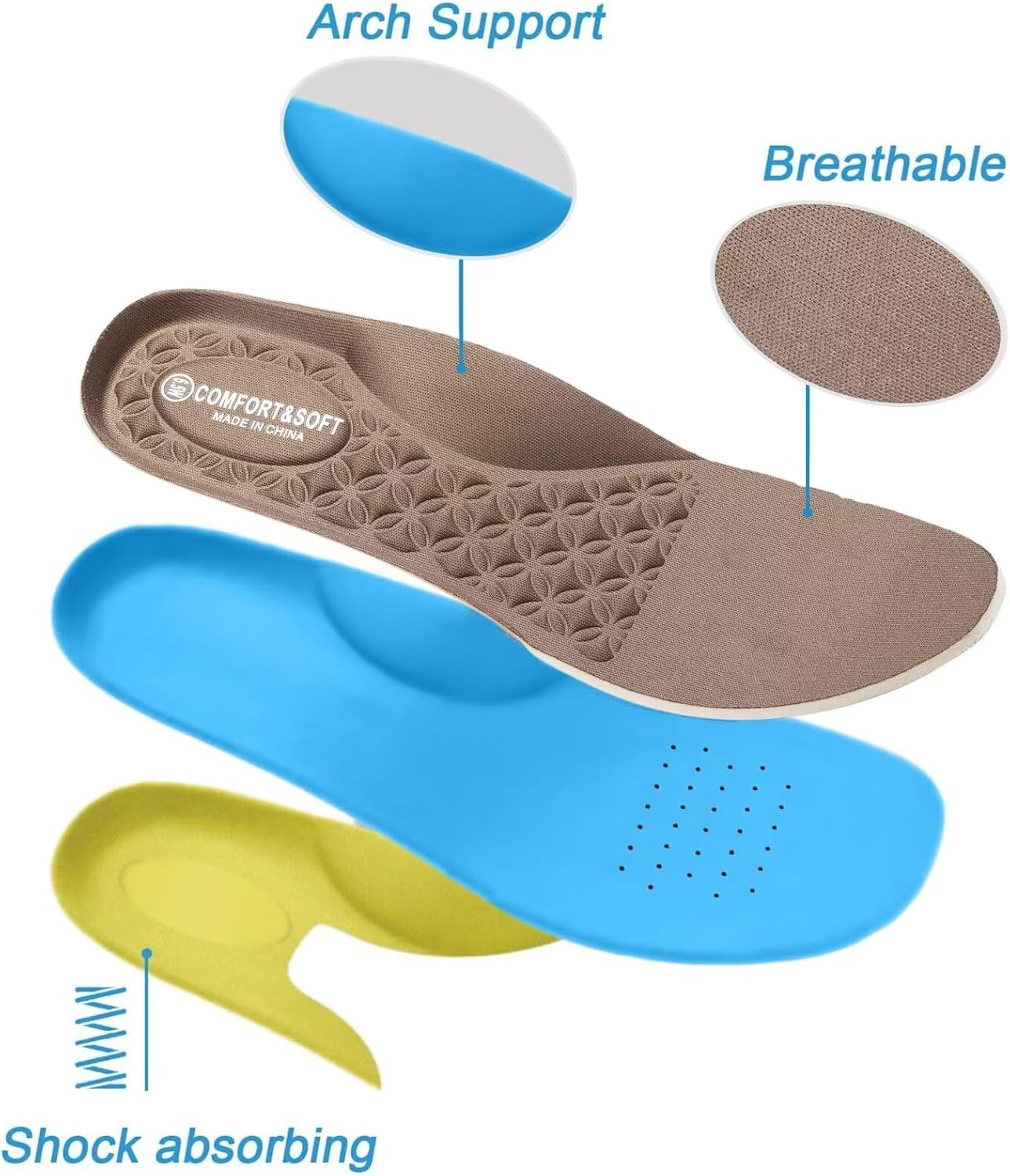 Frank Mully Women's Wide Width Flats Ballet Flats Round Toe Knit Flat Shoes with Arch Support Wide Toe Box