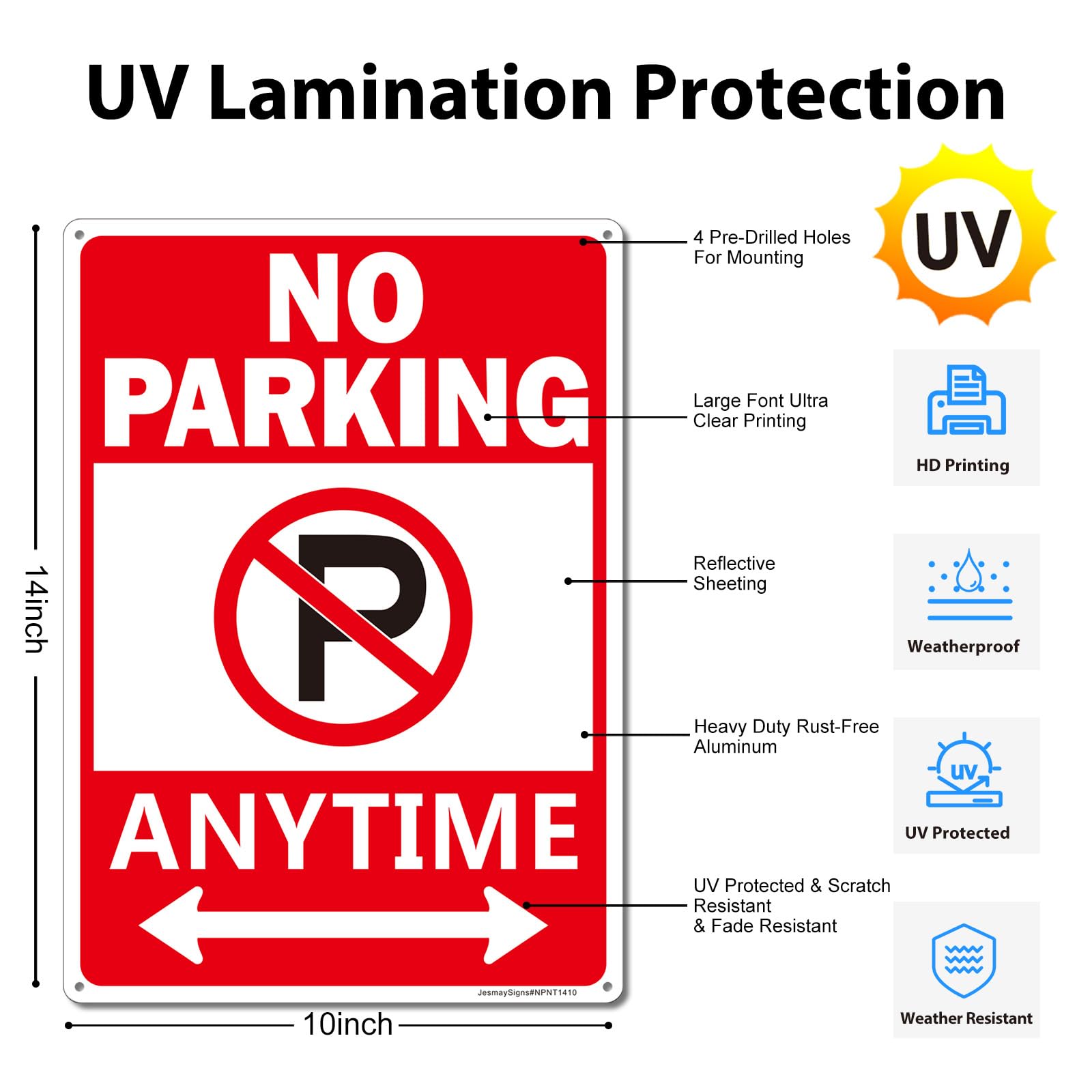 Buy SmartSign Do Not Block Driveway Sign, Please Do Not Block Driveway Thank You Sign 10 X 14 Engineer Gr