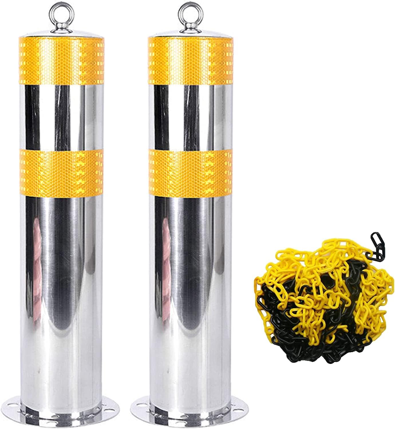 Parking Bollard Pole， Security Posts For Driveways Stainless Steel