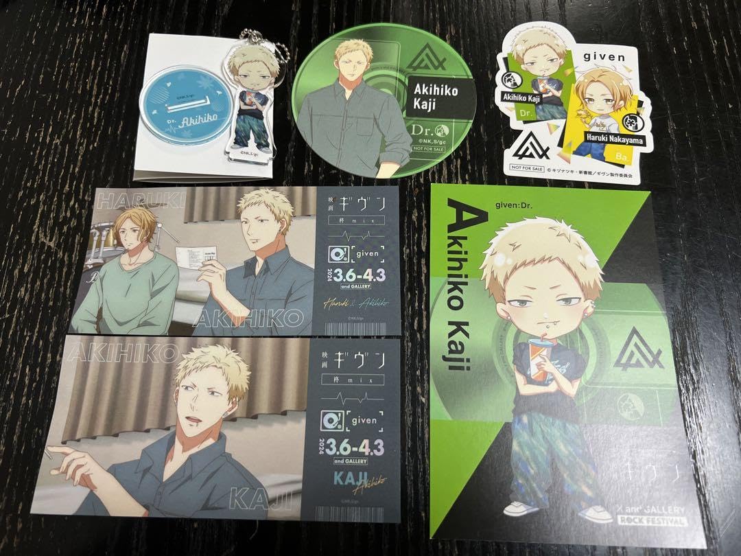 Given Akihiko Kaji Set Sold