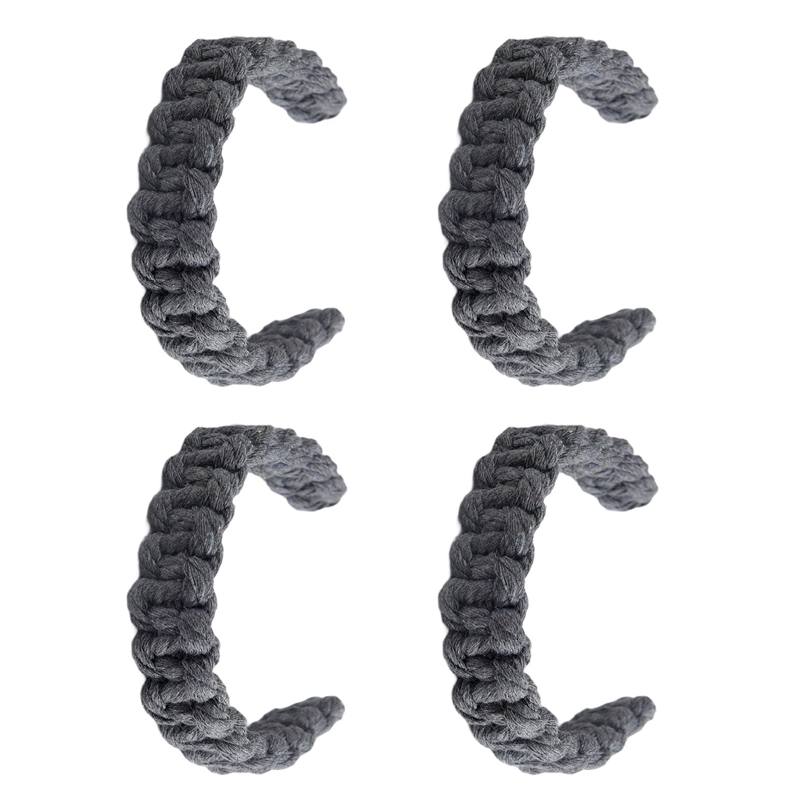 Tsophreniq 4pc Rustics Jutes Rope Curtain Tiebacks Enhances Space with Natural Aesthetic and Durability Holders Accessories Tiebacks