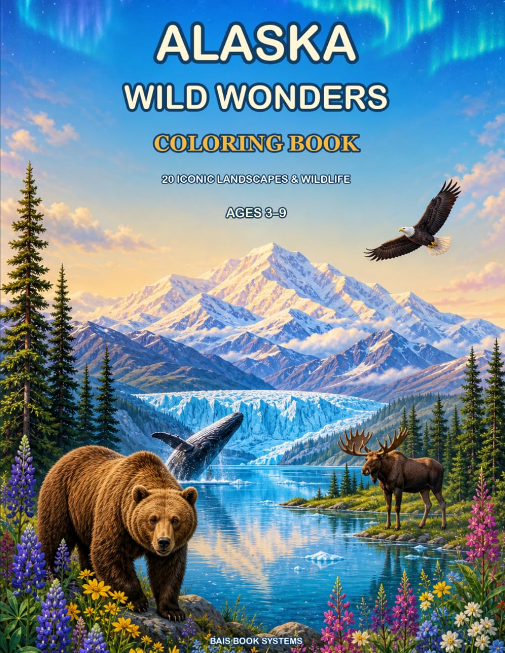 Alaska Wild Wonders: Alaska Wild Coloring Book