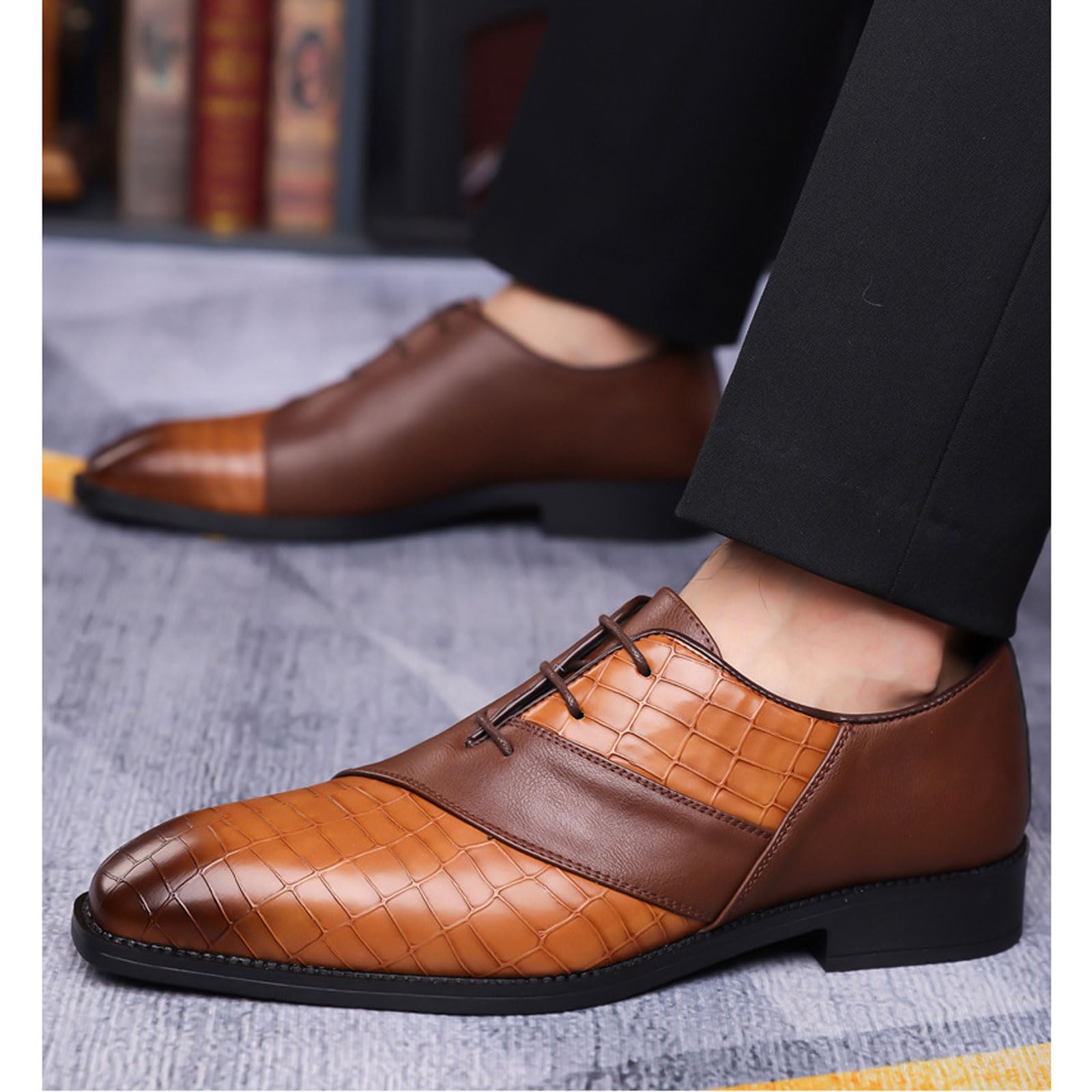 Business Herren Formale Schuhe Casual Mode Derby Klassische Bequeme Hochzeits Oxford