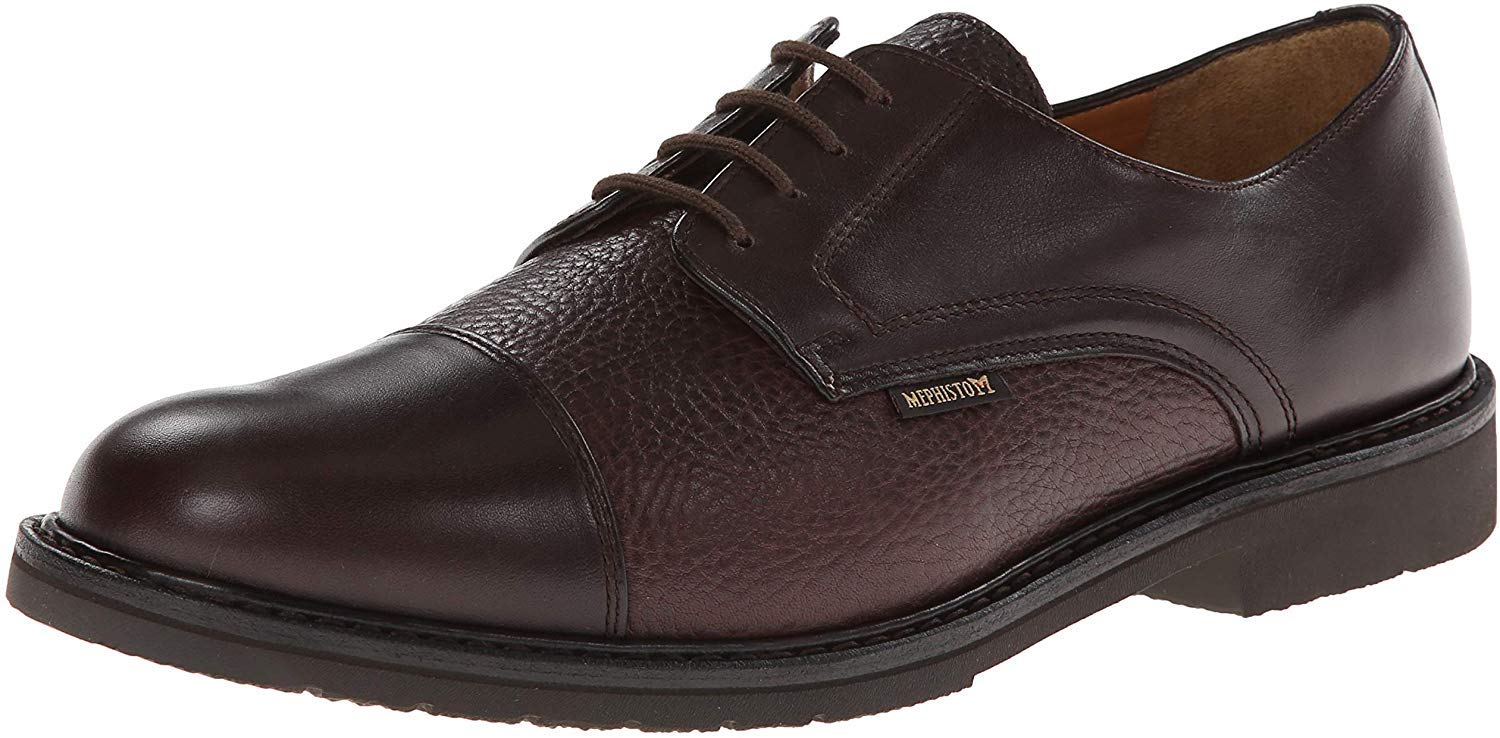 Mephisto Men's Melchior Captoe Oxford Dark Brown Leather 14 M US