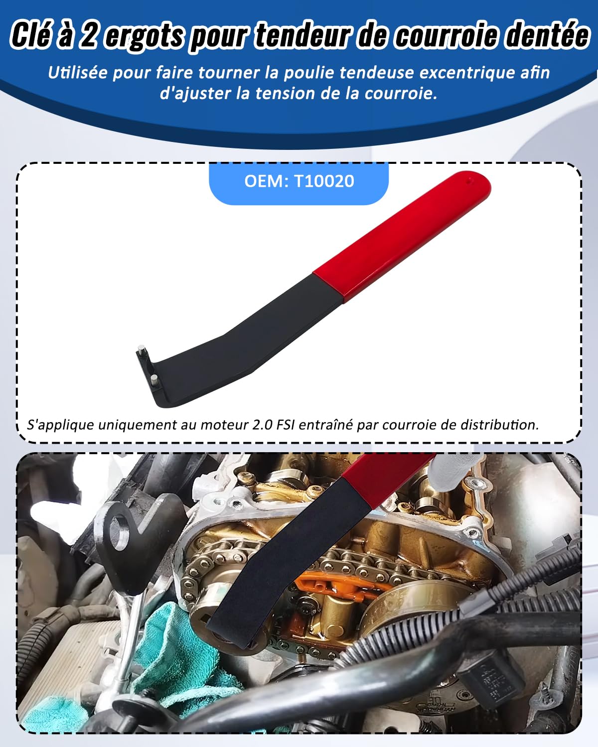 Kit d'outils de Calage Distribution d'arbre à cames